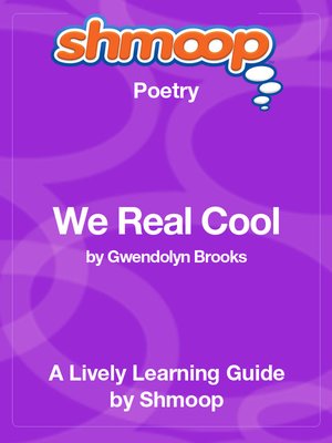 cover image of We Real Cool